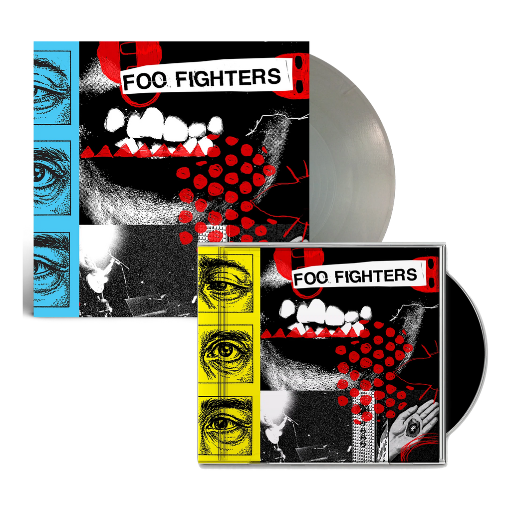 Foo Fighters - Your Favorite Toy -Exclusive Music Bundle including CD and store exclusive silver metallic vinyl.