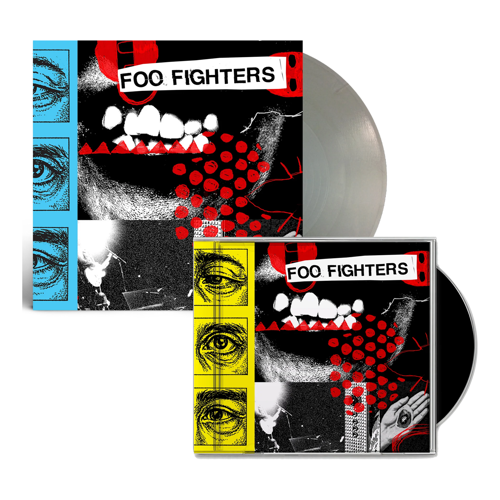 Foo Fighters - Your Favorite Toy -Exclusive Music Bundle including CD and store exclusive silver metallic vinyl.